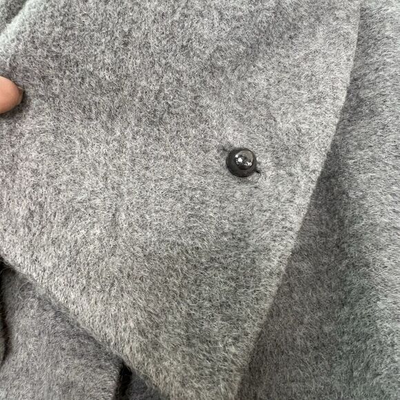 Itala Testino Suri Alpaca Wool Super Soft Jacket Women’s Size L Gray Peru‎ - Picture 6 of 15